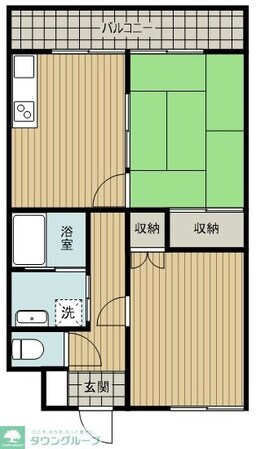 フレンズピュアの物件間取画像